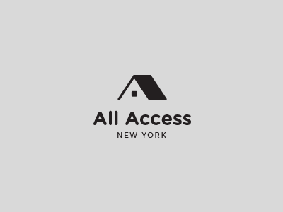 All Access brand branding design logo real estate real estate agency