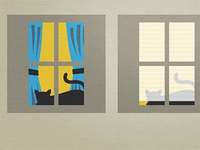 Drapes & Shades: window illustration for an infographic (WIP)