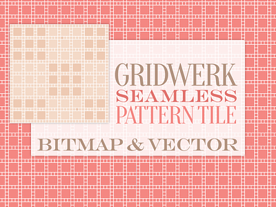 GRIDWERK Seamless Pattern Tile background seamless vector web design