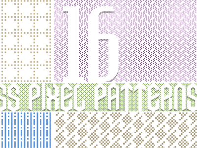 16 Seamless Pixel Patterns