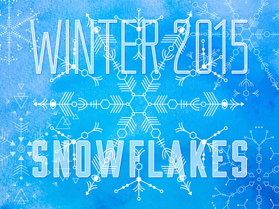 Vector Snowflake Illustrations