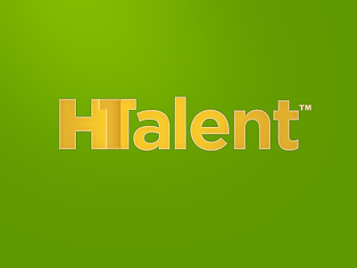 Logo: H1Talent (wip) gold green logo