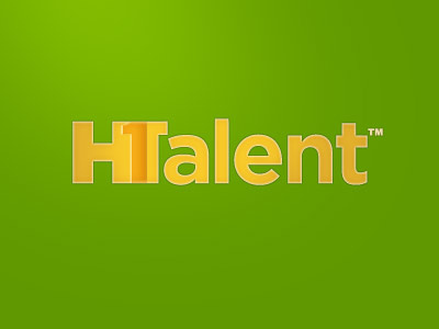 Logo: H1Talent Revised (wip) gold green logo
