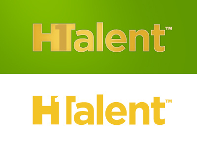 Logo: H1Talent Final logo typography