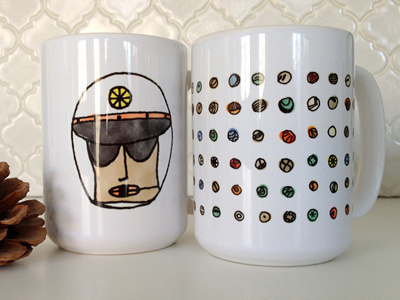 Mugs & Poetry housewares mug coffee mug imaginary agates policeman zazzle