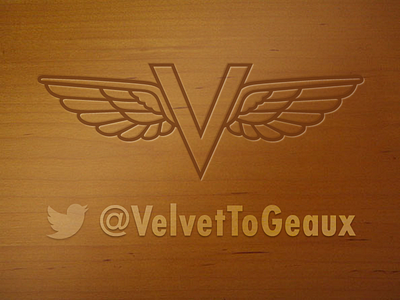 Velvet Cafe social logo and graphic
