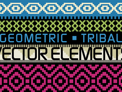 Geometric/Tribal Vector Elements