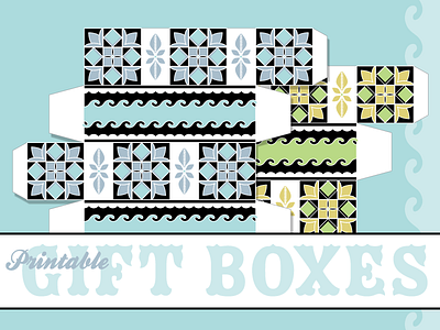 Printable Gift Box Templates