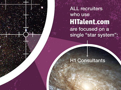 Infographic: The Specialized Focus of H1Talent.com illustration infographic information presentation