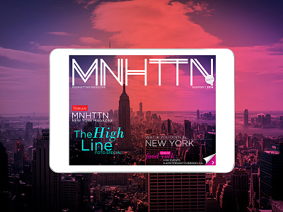 MNHTTN Magazine cover magazine manhattan mnhttn new york