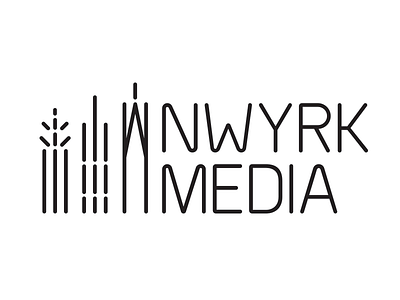 NWYRK Media branding identity logo media new york