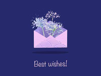 Best wishes! artwork digitalart digitaldrawing digitalillustration graphicdesign illustration ipaddrawing procreate procreate5