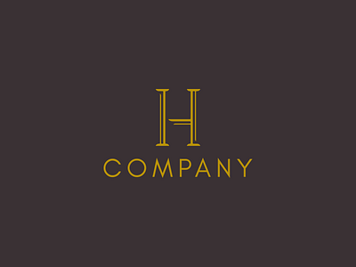 H Letter branding business design flat icon logo logotype project typography vector