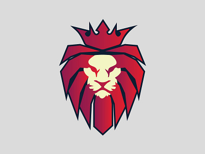 lion branding design drawn graphic icon illustration illustrator logo vector
