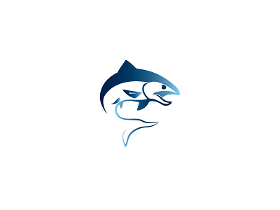 salmon fish logo design icon logo