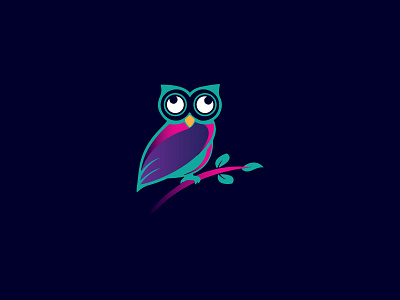 owl design icon logo