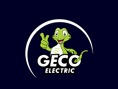 Geco electric design icon logo