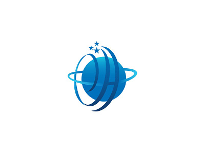 Solar system design icon logo