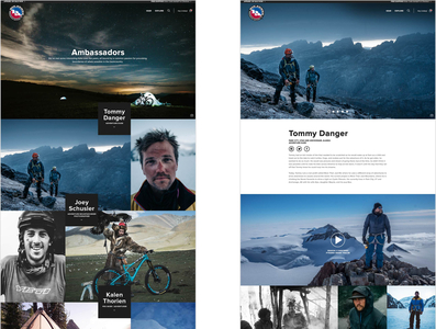 Big Agnes secondary branding design ui