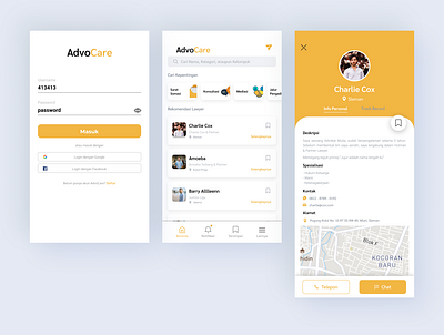 AdvoCare App app design design ui ui design ux
