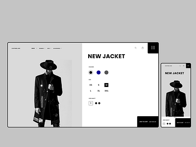 Clothes.Inc Concept ecommerce fashion minimal online shop web web design webapp webdesign