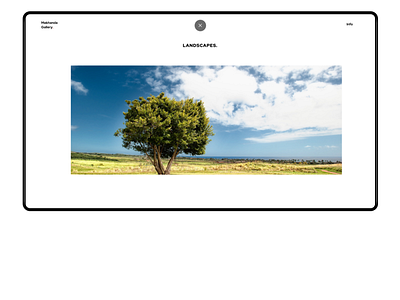 Interactive Gallery Landscapes Collection