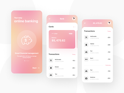 Banking App app app concept app design app ui bank app banking banking app bankingapp business card clean concept credit card credit card form credit cards interface minimal mobile mobile ui ui