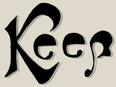 Trying new ways... illustrator lettering vector