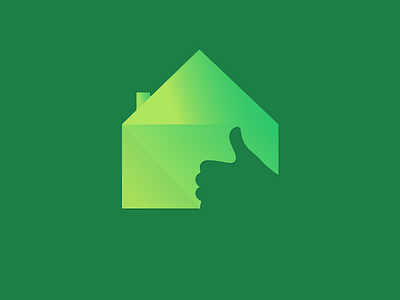 House, thumbs-up and logo design house logo thumbs up