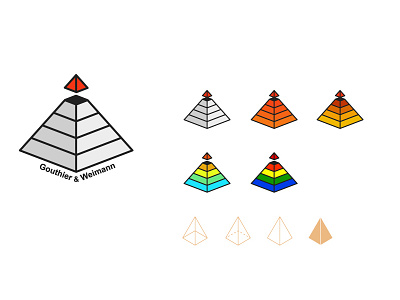 Daily screenshot less is more screenshot logo logo design pyramid