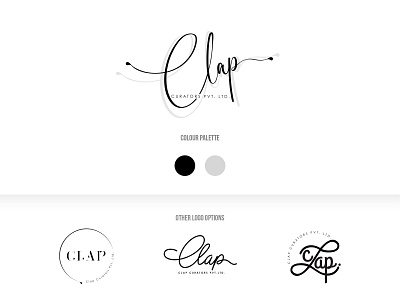 Clap Curators branding branding design creative logo graphic design logo logo design