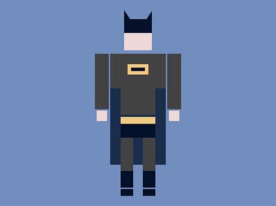 Batman batman design illustration minimal superhero vector
