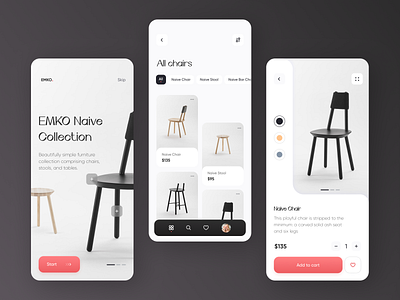 EMKO Furniture Design // App Concept