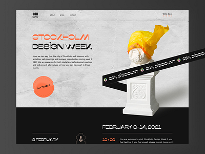 Stockholm Design Week // Website