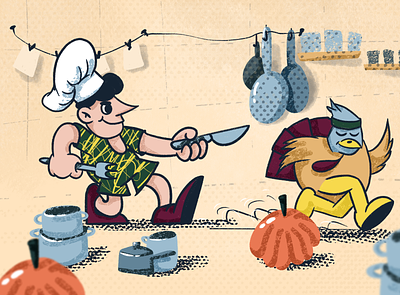 Thanksgiving Day // illustration autumn branding celebration graphic design illustration illustrations logo pumkin thanksgiving turkey vector