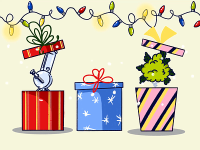 New Year // Animation animation blacklead blackleadstudio branding gift graphic design illustration merry christmas motion motion graphics new year santa vector