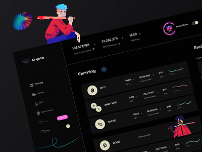 Crypto NFT Art // Dashboard animation application blacklead blacklead studio crypto dashboard finance finance dashboard financial app fintech fintech app fintech saas management tool motion graphics nft product saas ui ux web application