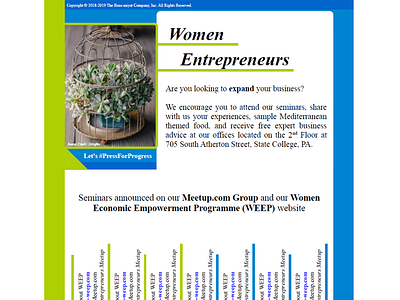 WEEP - Seminars Flyer 2019 bazamiyat business design empower empowerment entrepreneur flyer flyer artwork flyer design flyers print print design women women empowerment