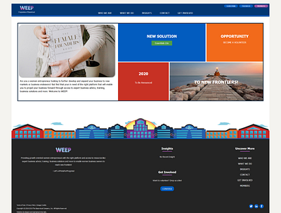 WEEP - Homepage Redesign bazamiyat design home home page homepage design ui user interface user interface design web design webdesign women women empowerment