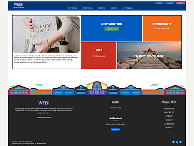 WEEP - Homepage Redesign bazamiyat design home home page homepage design ui user interface user interface design web design webdesign women women empowerment
