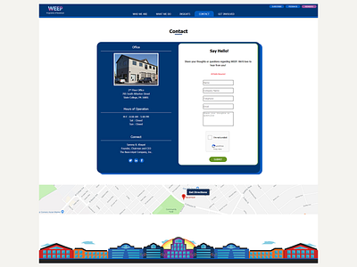 WEEP - Contact Page Redesign