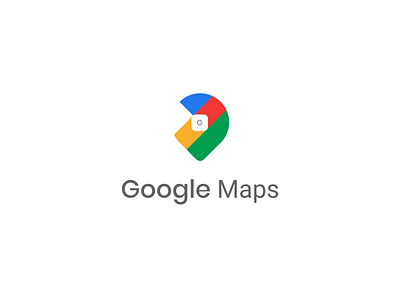 Google Maps logo concept / Rebound brand identity branding design google google logo google maps icon identity logo logo concept logo design logotype smart logo