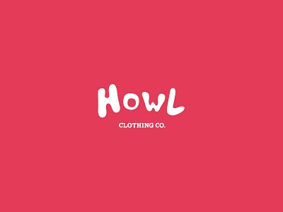 Howl Logo branding clothing co design icon identity logo outdoor ui