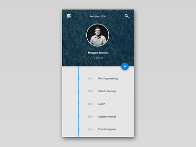 To do list android app concept list minimal timeline to do ui ux