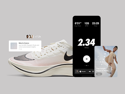 Nike Join The Lab app creative direction design digital nike product design ui ux