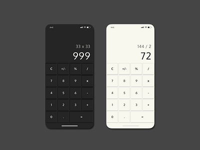 DAYLY UI | Calculator app calculator count design number numeral ui