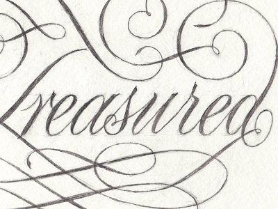 Treasured conference lettering logo theme treasured type