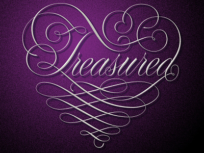 Treasured Color Full conference lettering logo theme treasured type