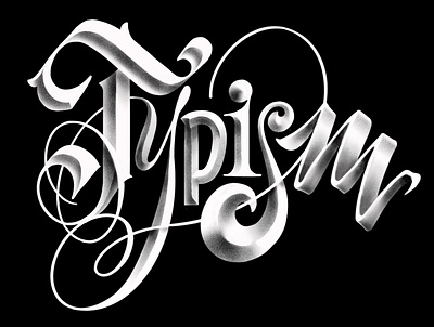 Typism hand lettering lettering type