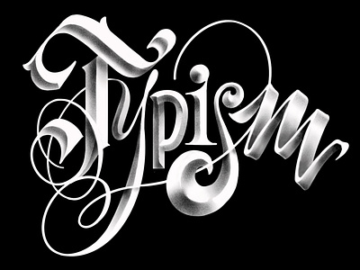 Typism hand lettering lettering type